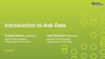 Introduction to Ask Data