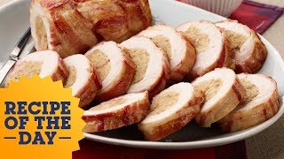 Yes, turkey is the star on thanksgiving, but a bacon-weave layer over
top makes it extra-special for holiday. get recipe:
http://www.foodnetwork....