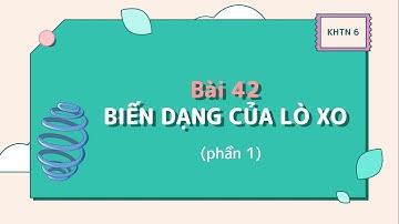 Bài 42: Biến dạng của lò xo (phần 1) - Khoa học tự nhiên 6 (Sách Kết nối tri thức...) - OLM.VN