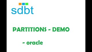 Oracle 12C- Partitions DEMO