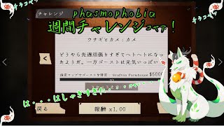 【phasmophobia 週間チャレンジ】ヘロヘロみたいだけど・・・頑張るっコャッ！【妖狐竜 カミ】