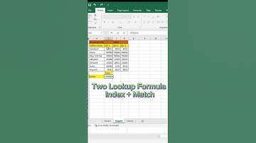MATCH Formula Combines INDEX for Powerful Lookup Results!