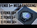 GARMIN FENIX 5 PLUS Mega Unboxing! F5S+/F5+/F5X+