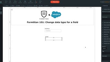 How to change data type for a field