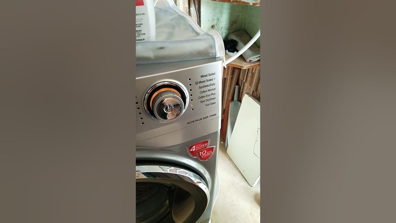 IFB WASHING MASHIN ELITE PLUS SXR 7.5KG DEMO YouTube
