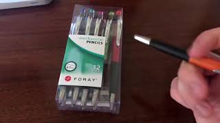 ✅  How To Use FORAY Mechanical Soft Grip Pencils Review screenshot 2