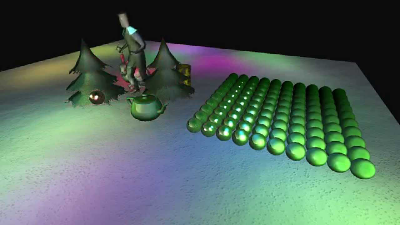 OpenGL Deferred Shader with Cook-Torrance - YouTube