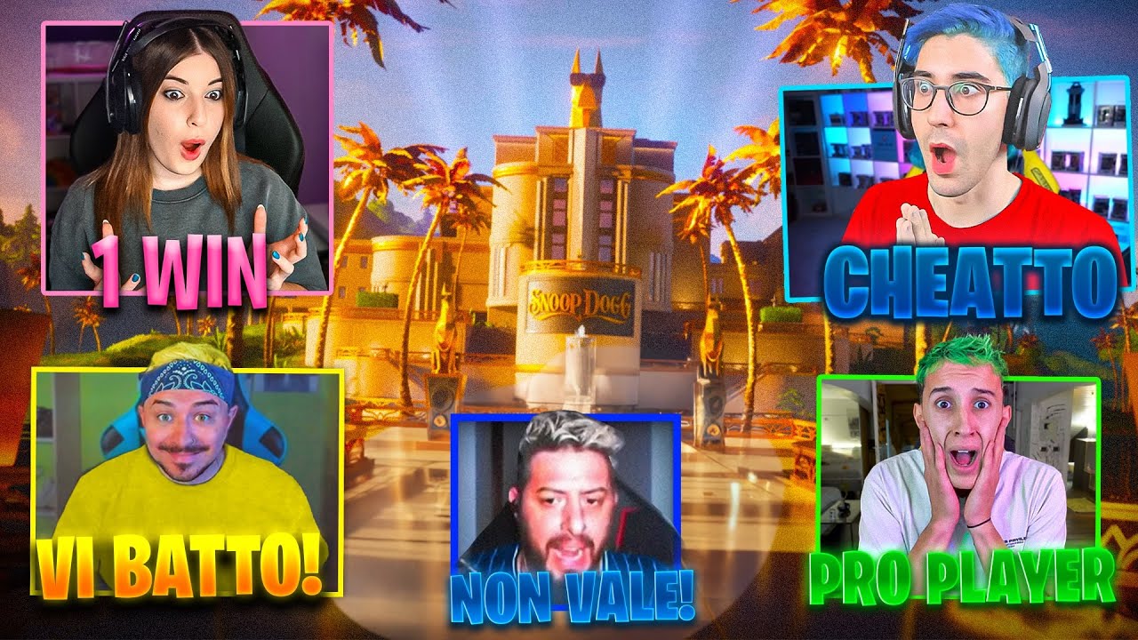 HANNO BARATO NELLA SFIDA 5vs5 STREAMER SU FORTNITE w/ @teknoyd. @mon3y @housettv @CiccioVlog