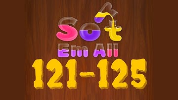 SORT EM ALL level 121 122 123 124 125 gameplay