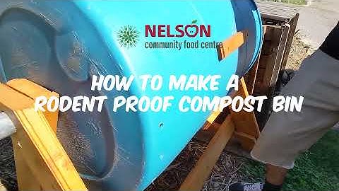 DIY Compost Bin Instructional Video