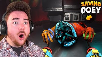 CAN WE SAVE DOEY!? (Bring him back to life) | Poppy Playtime Chapter 4 Gameplay (Mods)