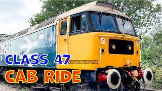 Cab Ride Drivers View on 47635 Tones at Epping & Ongar Railway #railway #train