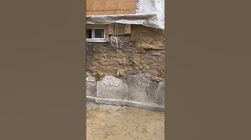 Shoring walls and underpinning are complete #excavation #shoring #underpinning #footings #cocnrete