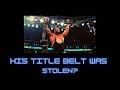 AEW Star Wardlow Got His TNT Championship Stolen in a Car Robbed!!!
