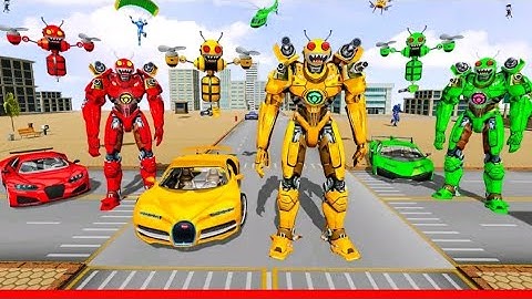 Bee Robot Car Transformation Game - Multi Robot Transformation - Android Gameplay HD