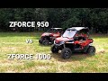 CFMOTO ZFORCE 1000 vs ZFORCE 950 vs ZFORCE on 32" Carnivores Drag Race