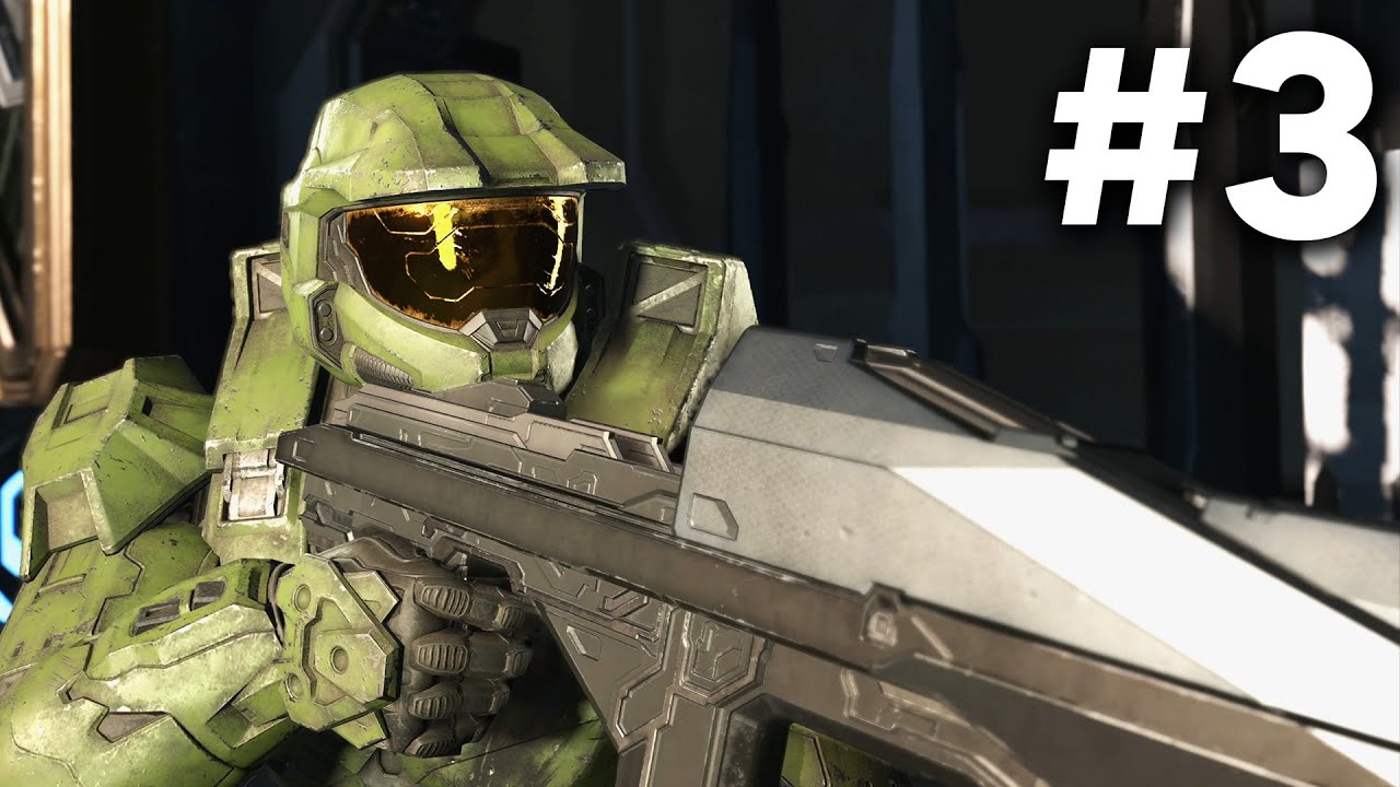 HALO INFINITE Campaign Gameplay Walkthrough Part 3 - CONSERVATORY - YouTube