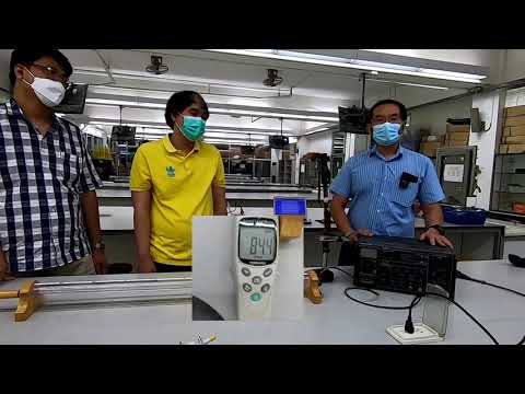 ข้อมูลการทดลอง เรื่อง การสั่นพ้องของคลื่นเสียง ช่วงที่ 1
