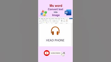 convert text into head phone in MS word | #msword #shorts #pcknowledge001 #computer #free  #ytshorts