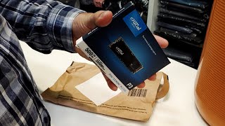Crucial 500GB P3 NVMe PCIe 3.0 M.2 Internal SSD CT500P3SSD8 Unboxing