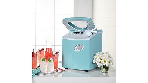 Improvements Portable 28 lb. Ice Maker w/Storage Cover