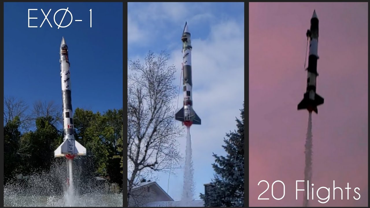 20 Flights of My Biggest Rocket - EXØ-1 | Stellar AeroSpace