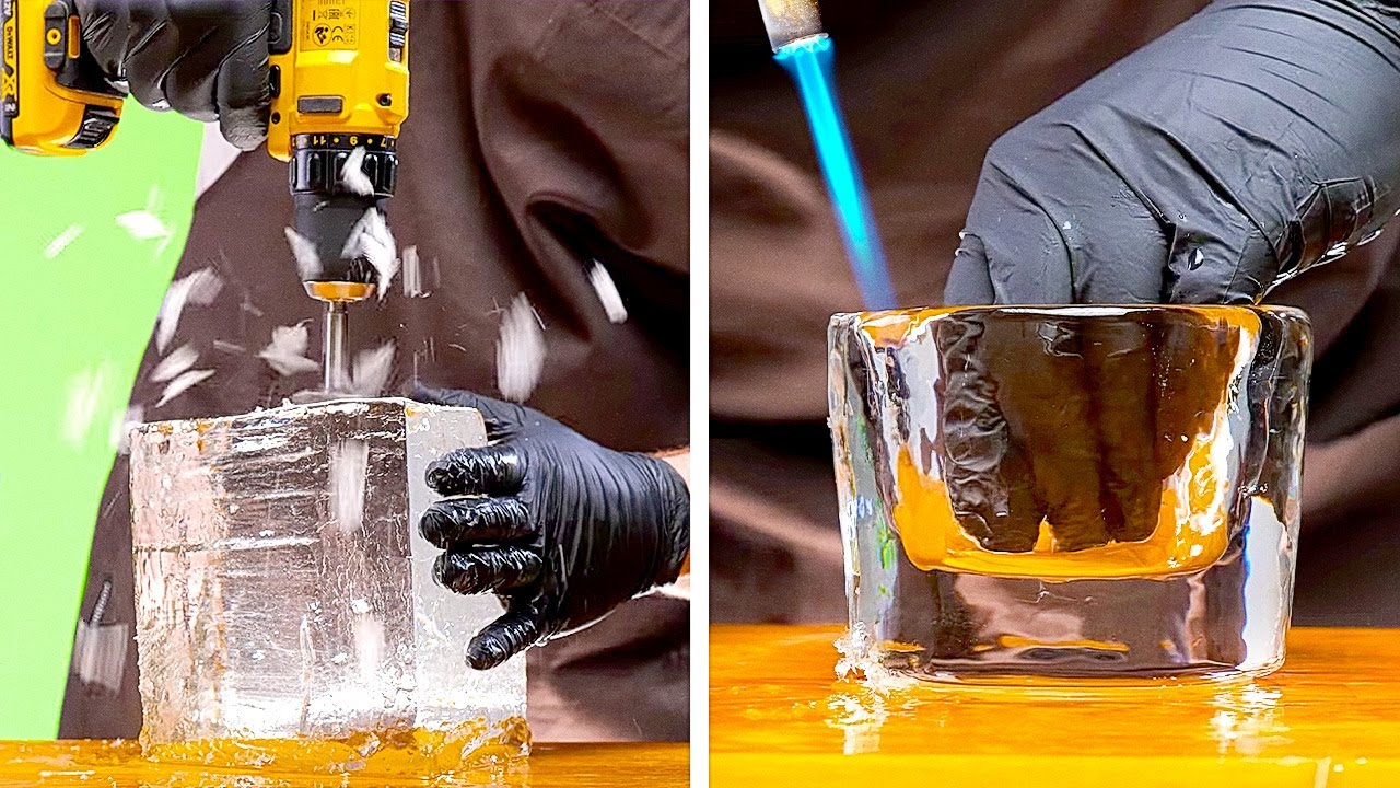 24 COOL HACKS, CRAFTS and experiments with ICE