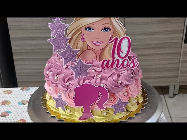 Del'Isa Bolos - Bolo e cupcakes, tema Barbie Princesa