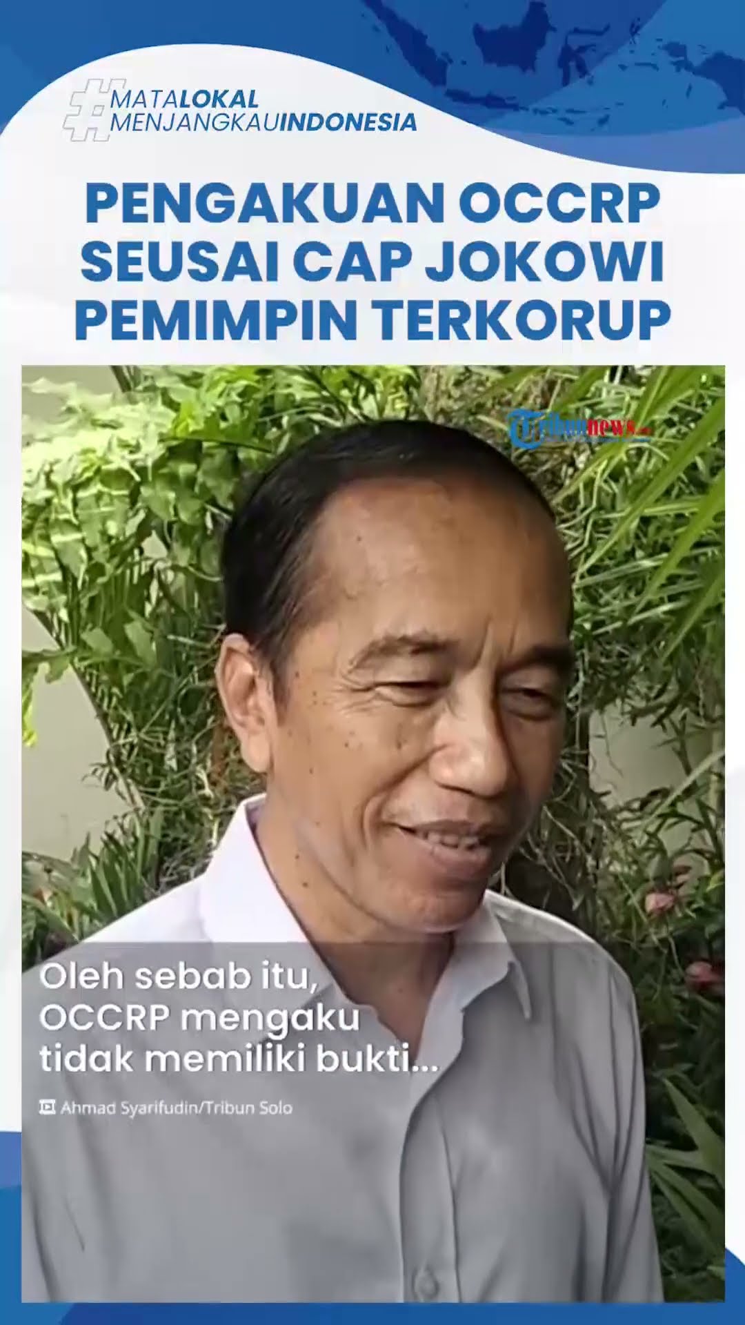 Pernyataan OCCRP seusai Masukkan Jokowi ke Daftar Nama Pemimpin Terkorup Dunia: Kerap Disalahgunakan