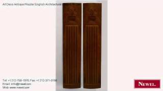 Art Deco Antique Pilaster English Architectural Elements