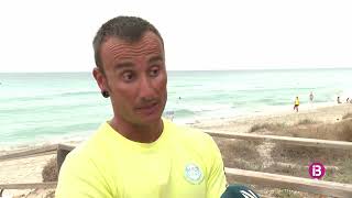 A la platja de Son Bou han fet més de 80 rescats quan encara queda un mes i mig de temporada