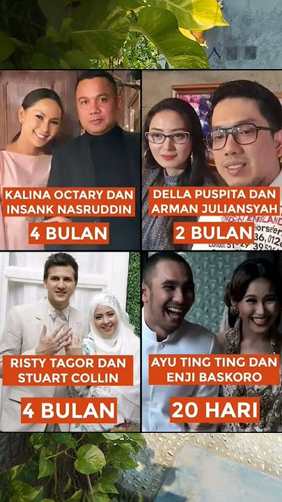 😱deretan artis yang cerai paling cepat#artis#new#viral#selebriti#keluargaartis#fypシ