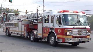 Philadelphia Fire Department Engine 53, Ladder 27 & Battalion 1 Responding