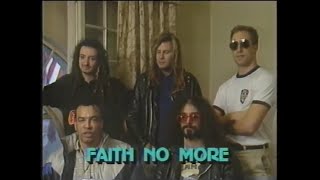 120 X-Ray on Faith No More & We Care A Lot video on MTV 120 Minutes with Adam Curry (1987.10.00)