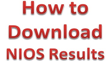 How to download NIOS 10th 12th Results | National open School Result download website