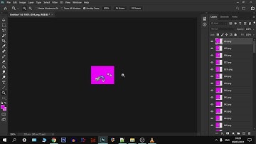 Making a sprite sheet using Adobe photoshop