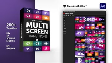Multiscreen Transitions (After Effects Template) ★ AE Templates