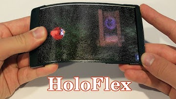HoloFlex: World’s First Holographic Flexible Smartphone.