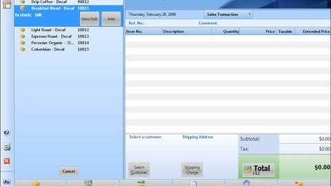 How to Ring Up a Sale with Microsoft Dynamics POS 2009