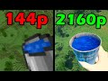 minecraft in different quality