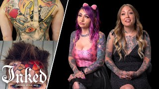Tattoo Artists Judge Your Tattoos | Tattoo Artists React