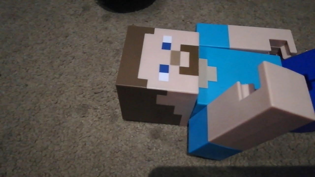 Steve entered minecraft part 1 - YouTube