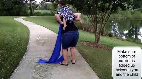 Putting on a Reverse Onbuhimo