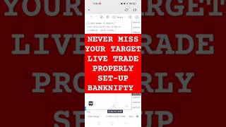 Banknifty live Trading With proper set-up ️ Don't miss Your Target 