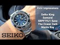 First Impressions: Seiko King Samurai Save the Ocean Dark Manta Ray (SRPF79J1)