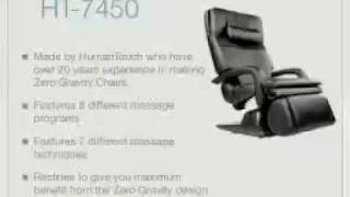 Zero Gravity Chair | human touch 7450 massage chair