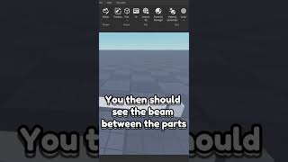 How to add BEAMS | Short | Roblox Studio