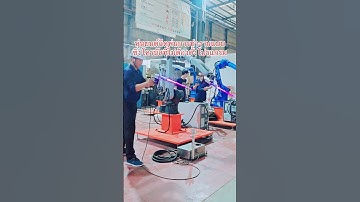 #Programming-free #synchronous #operation of #spraying #robot#automatic #factory