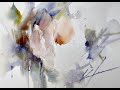 Watercolor/Aquarela - Demo - White Rose