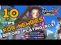 Ragnarok X Next Generation | 10 tips for Newbies | Newbie Guide (tagalog)